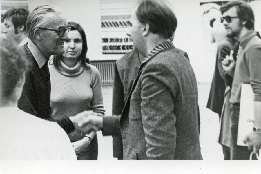 Zleva: V. Reichmann, Vránová, M. Saanio